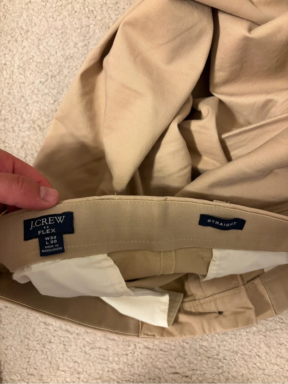 J. Crew Men’s Tan Slim Chino Pants